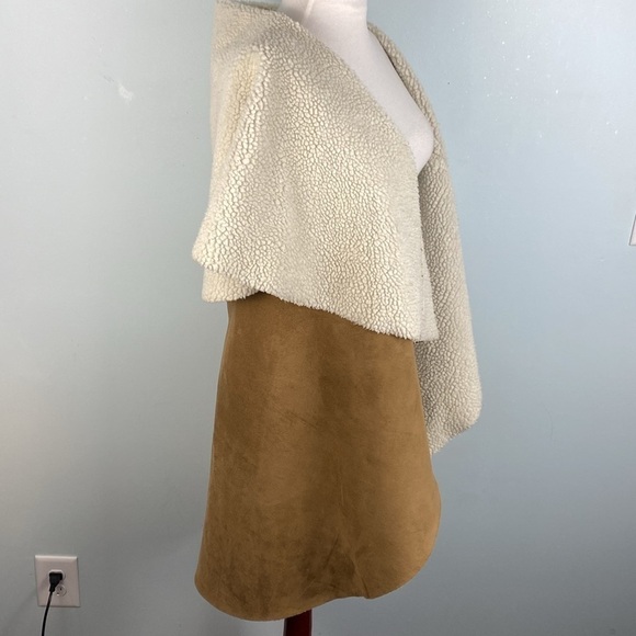 Free People Vegan Shearling Long Vest | Sz OS - Picture 3 of 7